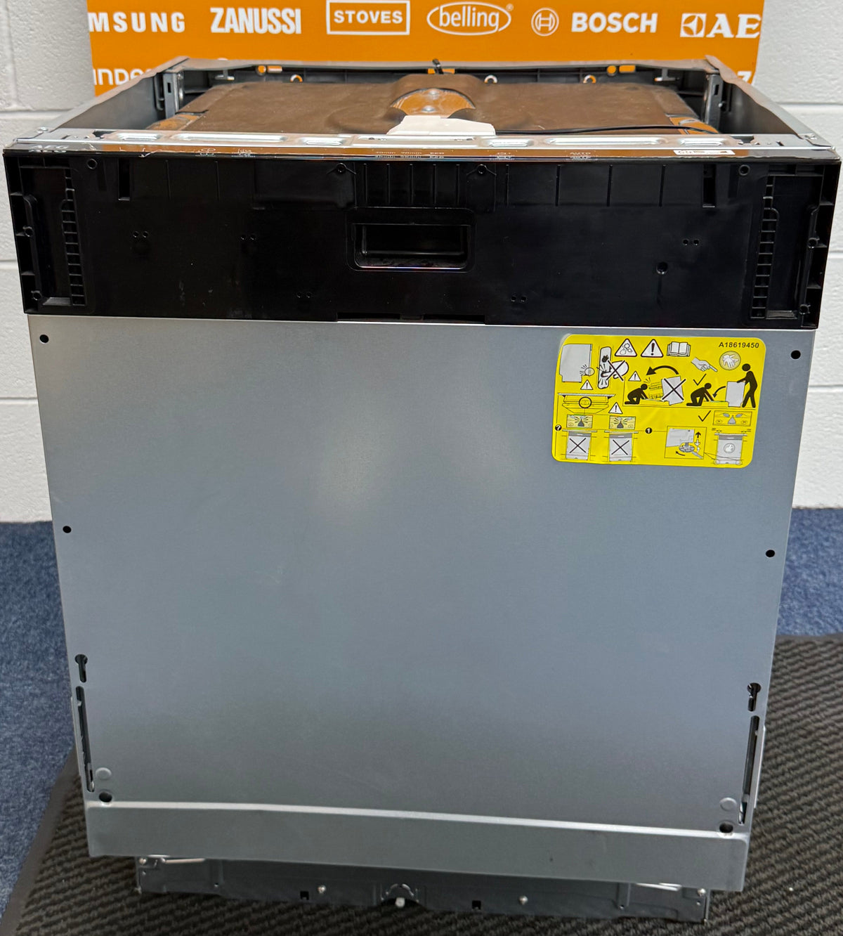 AEG FSB42607Z (25) Air Dry 3000 Fully Integrated Built In Dishwasher - Black Control Panel with Sliding Door Fixing Kit - (Ex Display) - HW182725