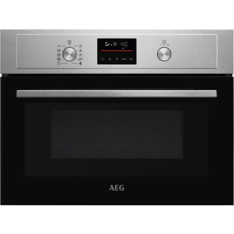 AEG 3000 KMX525060M (43) Built-In Microwave with Grill in Stainless Steel - HW182446