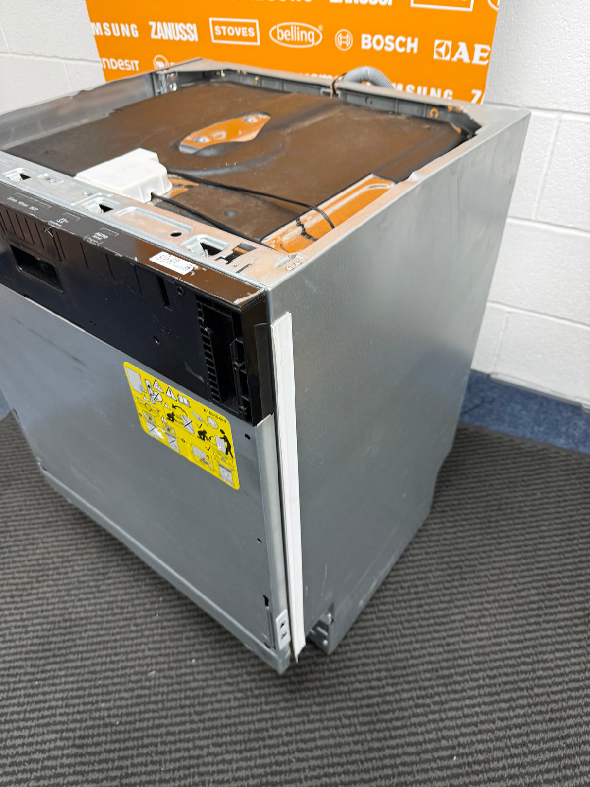 AEG FSB42607Z (46)Air Dry 3000 Fully Integrated Built In Dishwasher - Black Control Panel with Sliding Door Fixing Kit - (Ex Display Graded) - HW182346 - MANAGERS SPECIAL PRICE £287.20
