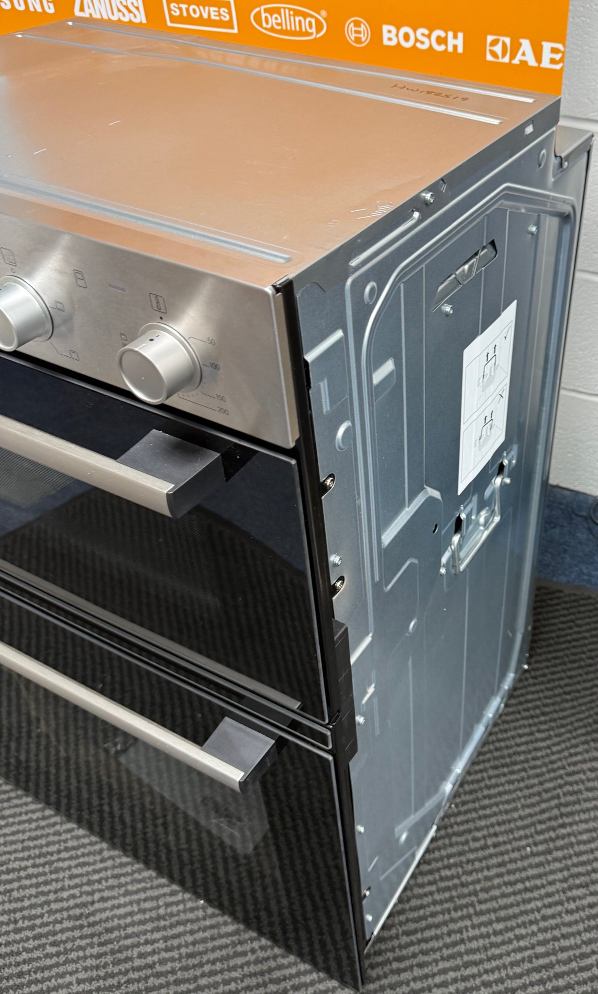 Bosch Series 2 MHA133BR0B (19) Built In Electric Double Oven in Stainless Steel - A Rated - (Ex Display) - HW182557