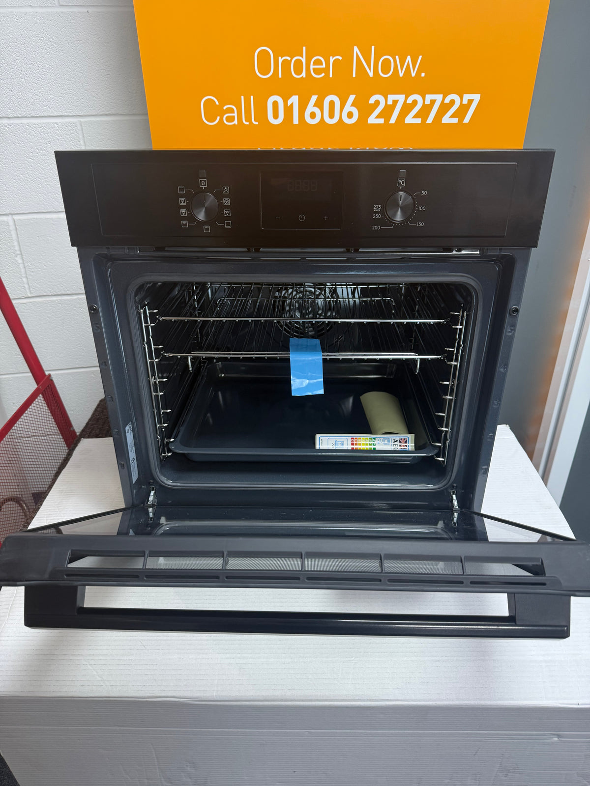 AEG BEX335011B (96) 3000 Series Surround Cook Built-in Electric Single Oven in Black - A Rated - (Ex Display) - HW182796