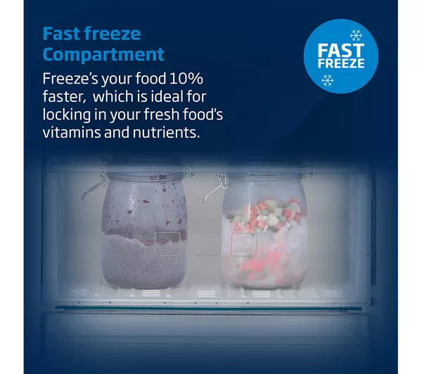 Beko BCFD4V50 (62) 50/50 Frost Free HarvestFresh™ Integrated Fridge Freezer with Sliding Hinge - E Rated - (Ex Display) - HW182462