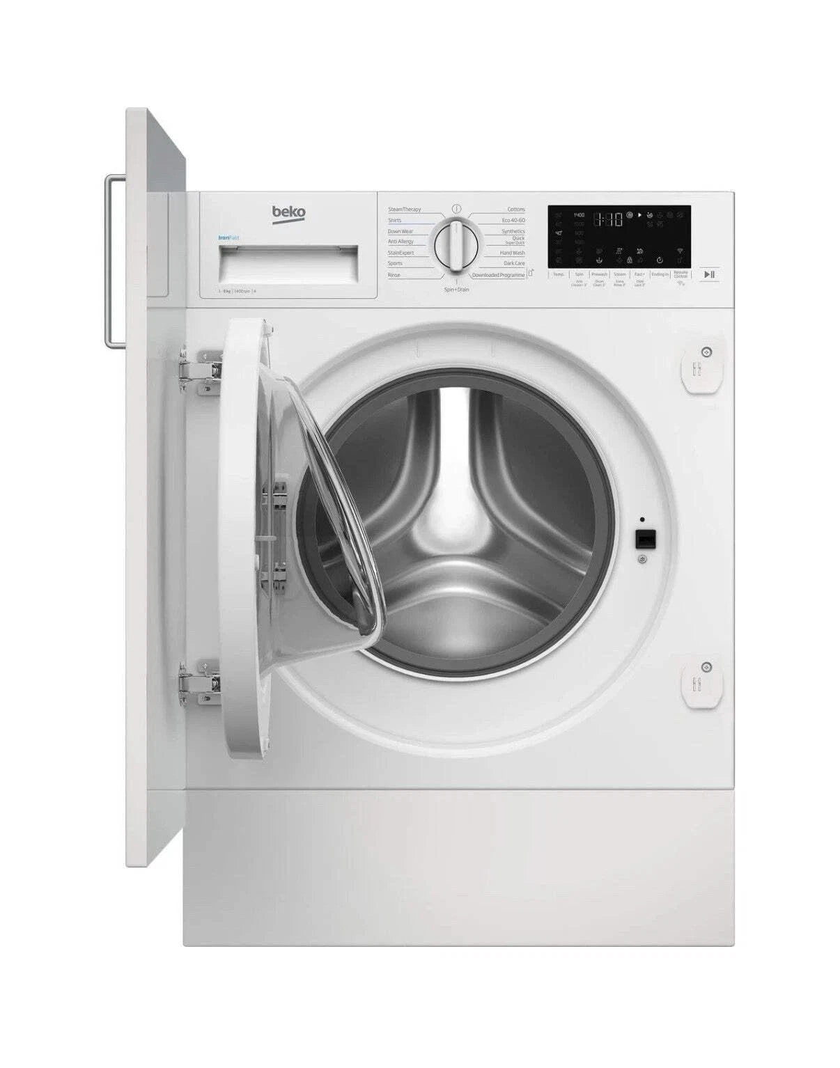 Beko WTIK94121F (10) Integrated 9KG 1400 Spin Washing Machine in White - A Rated - (Ex Display Dented) - HW181810