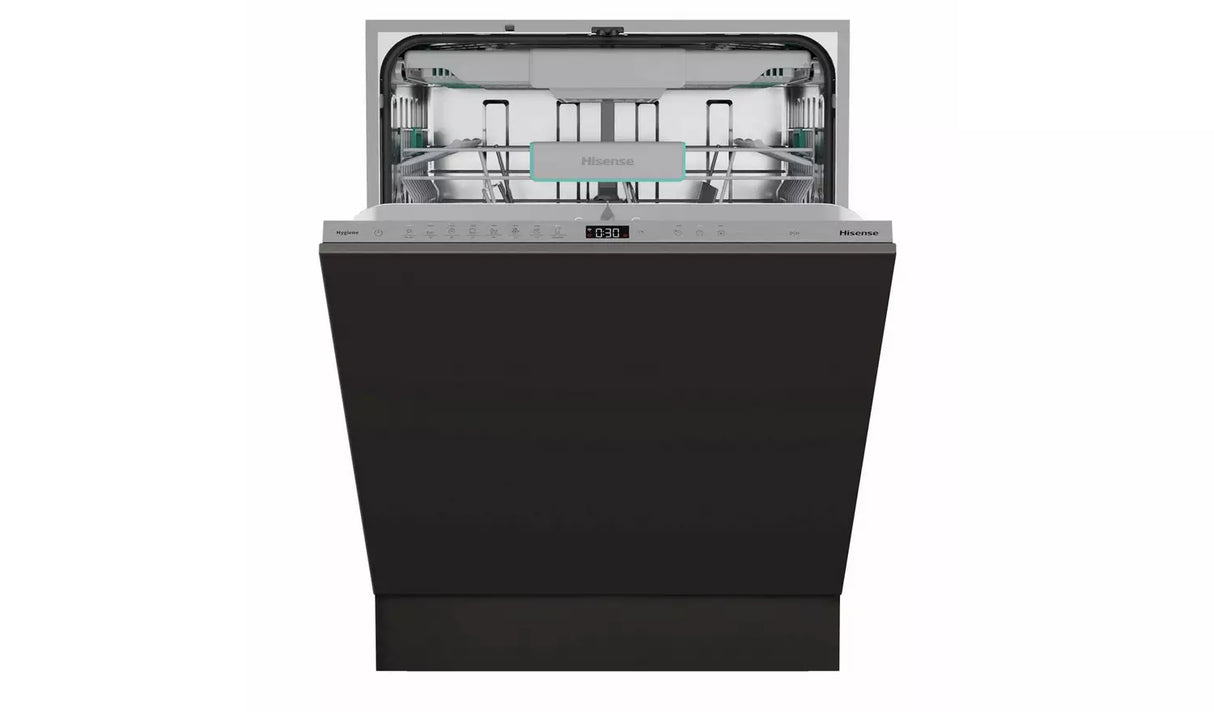 Hisense HV673A60UK (42) Full-Size Fully Integrated Dishwasher with Top Cutlery Tray - A Rated - (Ex Display) - HW182142