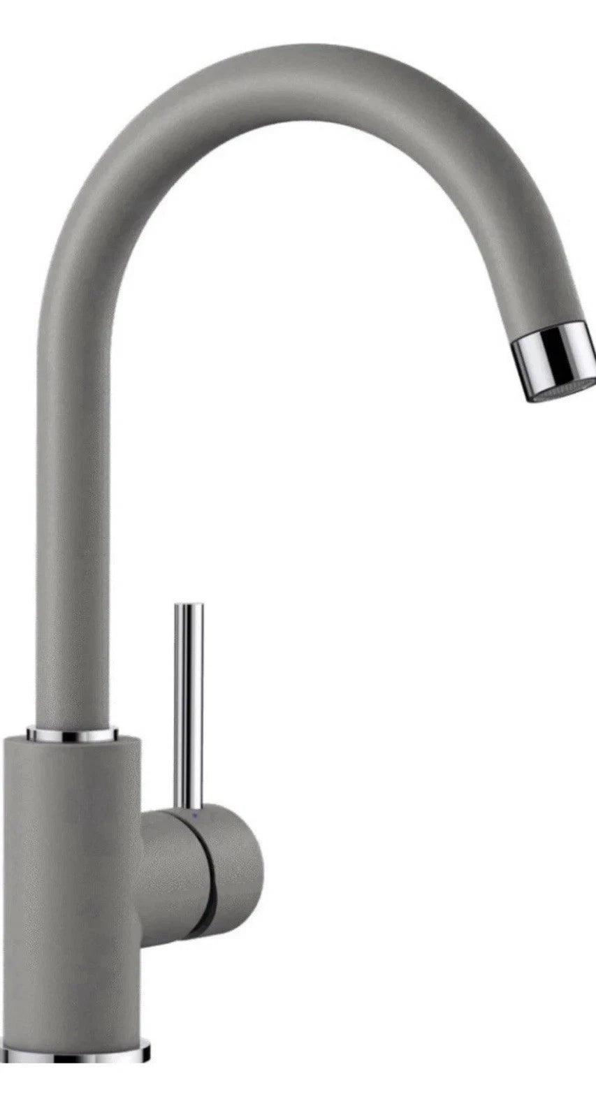 Blanco 526965 Mida Silgranit Look High Pressure Fixed Spout Mixer Tap in Volcano Grey - HW182001