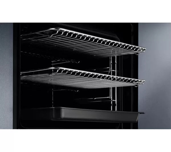 AEG BEX335011B (91) 3000 Series Surround Cook Built-in Electric Single Oven in Black - A Rated - (Ex Display) - HW182291