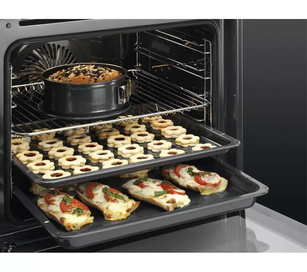 AEG BEX335011B (91) 3000 Series Surround Cook Built-in Electric Single Oven in Black - A Rated - (Ex Display) - HW182291