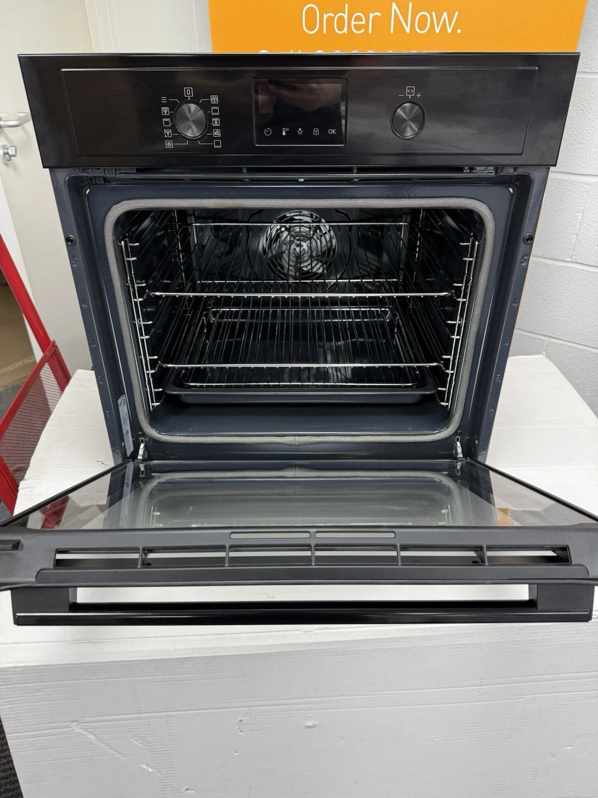 AEG BPX535061B (44) Built-In Electric Single Oven with Pyrolytic Self Cleaning in Black - A+ Rated - (Ex Display) - HW182344