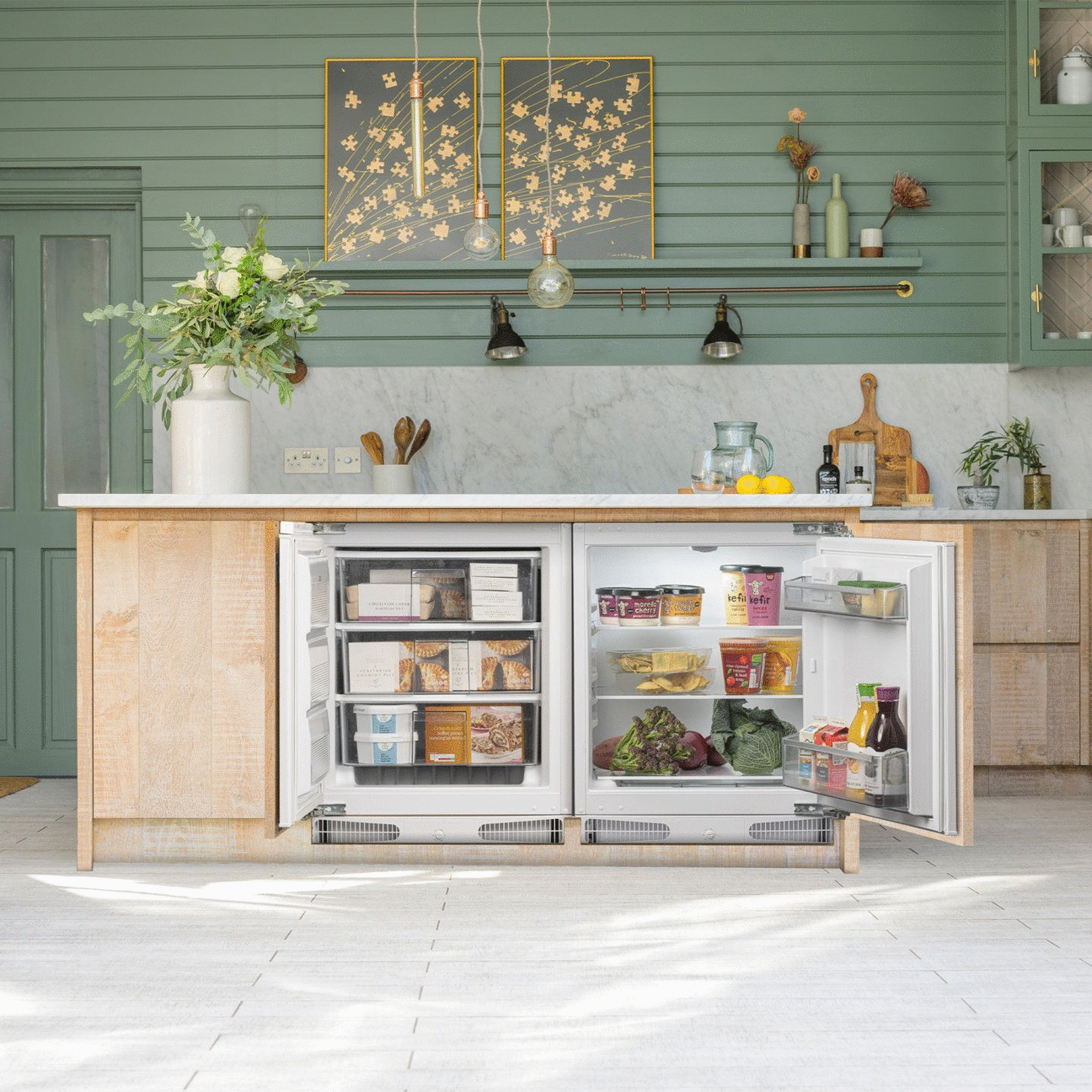 Integrate Fridge and Freezer