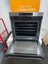 AEG BPK842720M (20) Built-in Electric Single Oven with Pyrolytic Self Cleaning in Stainless Steel - A+ Rated - (Ex Display) - HW182120