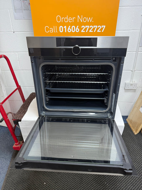 AEG BPK842720M (20) Built-in Electric Single Oven with Pyrolytic Self Cleaning in Stainless Steel - A+ Rated - (Ex Display) - HW182120