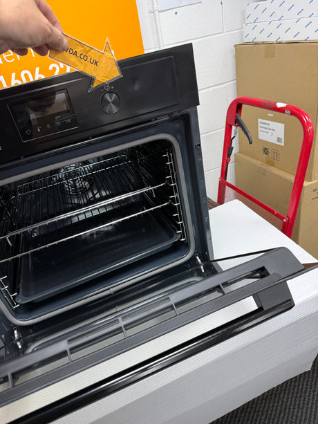 AEG BPX535061B (34) Built-In Electric Single Oven with Pyrolytic Self Cleaning in Black - A Rated - (GRADED DENTED ) - HW182234