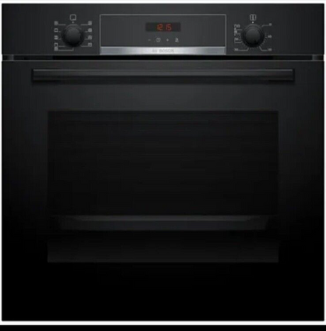 Bosch HBS573BB0B Pyrolytic Self Cleaning Built In Electric Single Oven in Black from HomeWise