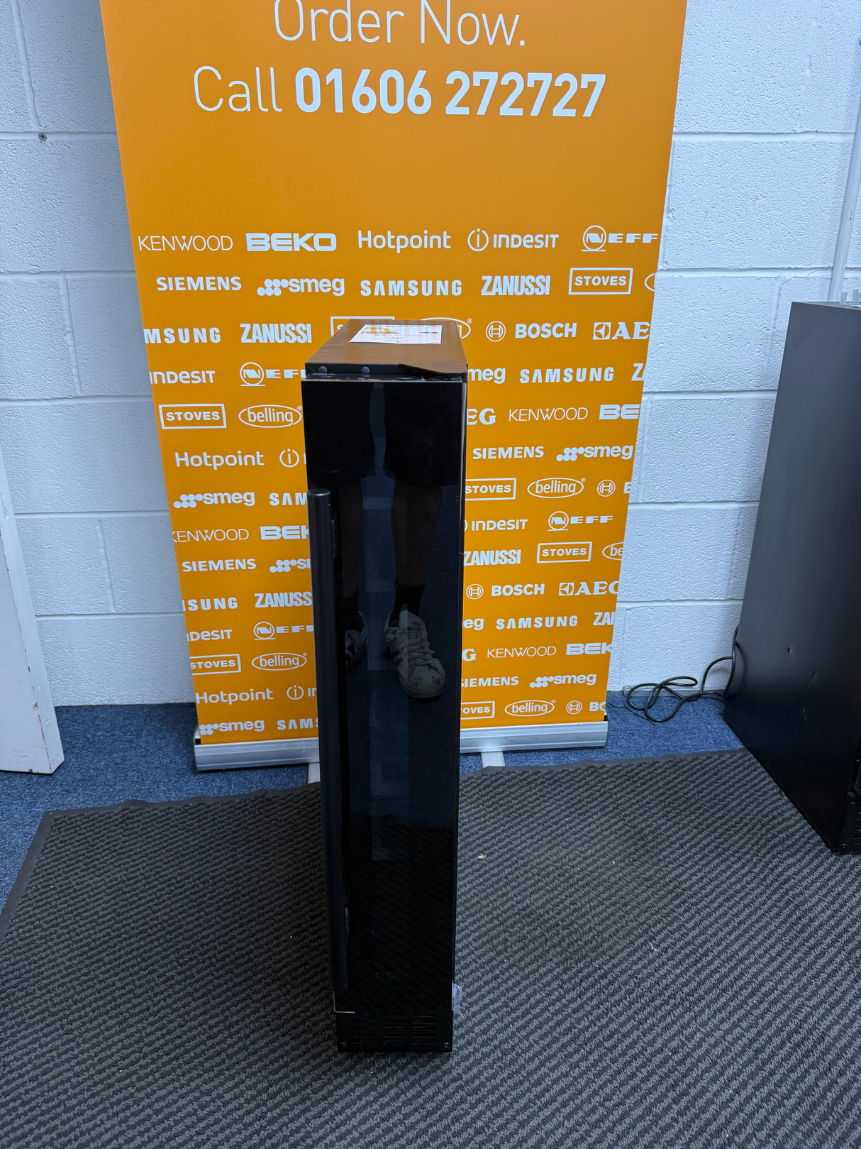 Cata UBBKWC15F (38) 15cm 7 Bottle Wine Cooler in Black - (Ex Display) - HW182538