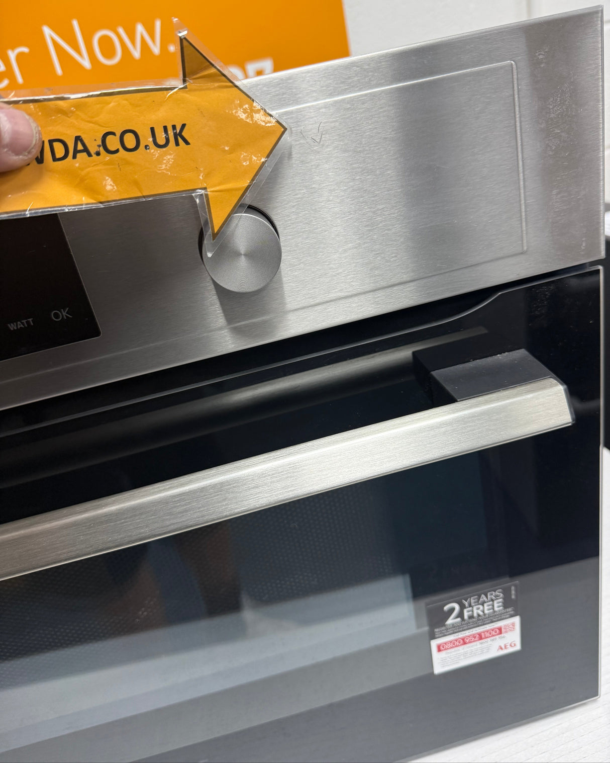 AEG 3000 KMX525060M (89) Built-In Microwave with Grill in Stainless Steel - (Ex Display) - HW182489