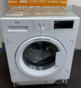 Beko WTIK94121F Integrated 9KG 1400 Spin Washing Machine in White - A Rated - (Graded) - HW182296