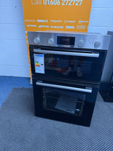 Bosch Series 2 MHA133BR0B (19) Built In Electric Double Oven in Stainless Steel - A Rated - (Ex Display) - HW182519