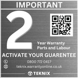 Teknix TSFG1385W 161 Litre Single Door Freezer in White - E Rated - POHW0094 **Suitable for Garage Use  (-15°C)**