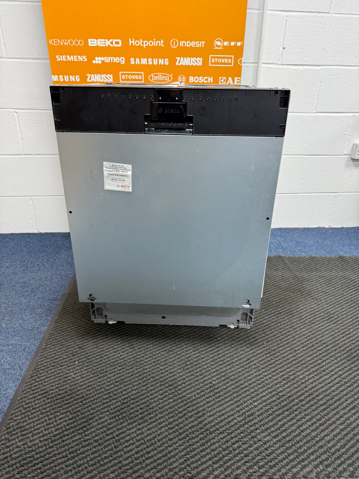 Bosch Series 2 SMV2HTX02G (71) 60cm Fully Integrated Dishwasher with Wi-Fi Enabled Home Connect - D Rated - (Ex Display ) - HW182571