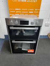 Hotpoint DIH 10D IX 113 Litre Double Built-in Oven in Stainless Steel - A/A Rated - (Ex Display) - HW182399