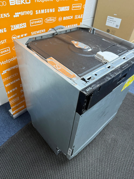 AEG FSB42607Z (24) Air Dry 3000 Fully Integrated Built In Dishwasher - Black Control Panel with Sliding Door Fixing Kit - (Ex Display) - HW182524 - MANAGERS SPECIAL PRICE £287.20