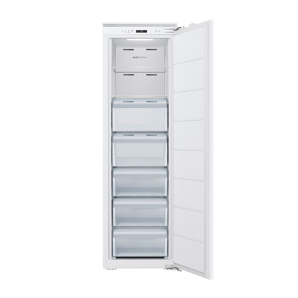 Teknix BITHTZFF 235 Litre Integrated Tall Freezer with Total No Frost - E Rated