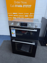Bosch Series 2 MHA133BR0B (19) Built In Electric Double Oven in Stainless Steel - A Rated - (Ex Display) - HW182519