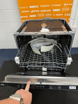 AEG FSB42607Z (24) Air Dry 3000 Fully Integrated Built In Dishwasher - Black Control Panel with Sliding Door Fixing Kit - (Ex Display) - HW182524 - MANAGERS SPECIAL PRICE £287.20