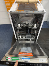 Beko DIS15020 (83) Slimline 45cm Integrated Dishwasher 10 Place Settings with Black Controls - (Ex Display) - HW182783