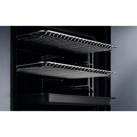 AEG BEX335011M (95) SurroundCook Built-in Electric Single Oven with Aqua Clean in Stainless Steel - A Rated - (Blemished) - HW181795
