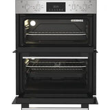 Indesit DUI 10D IX (95) Built-Under Electric Double Oven in Stainless Steel - A/A Rated - (Ex Display) - HW182395