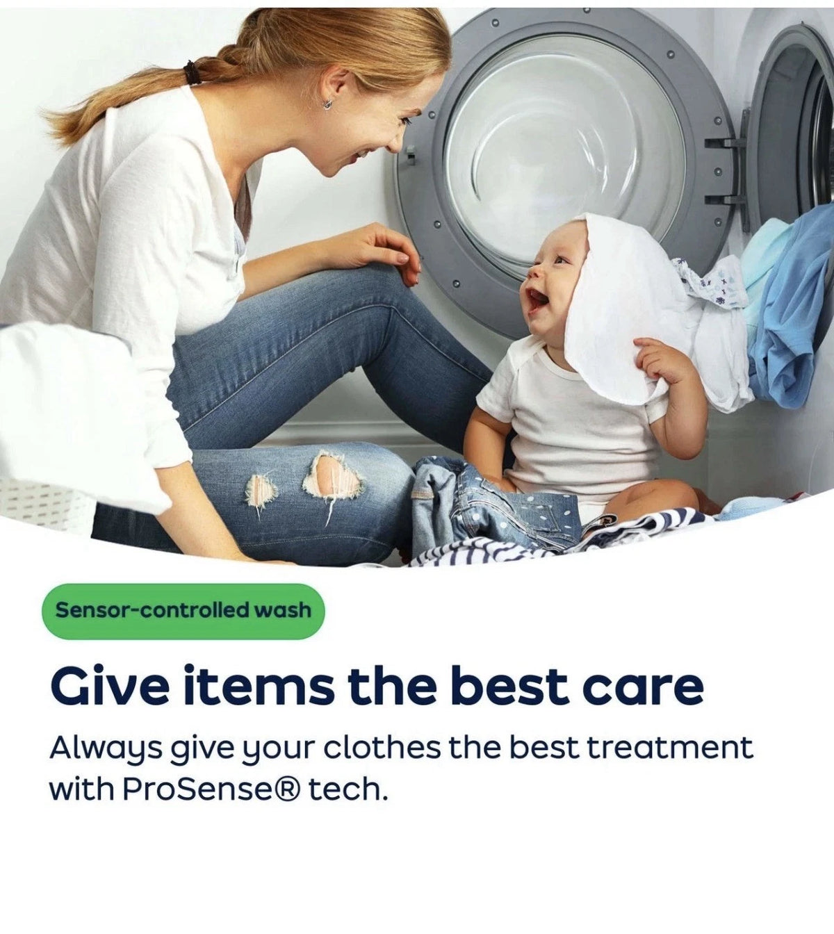 AEG LFX6G7434BI (98) 6000 Series ProSense Integrated 7 kg 1400 Spin Washing Machine - B Rated - (Ex Display) - HW182798