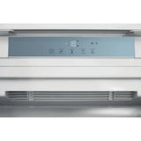 Hotpoint HTSD18F013H1 209 Litre Tall Built-In Freezer with No Frost - E Rated from HomeWise Appliances.  stock photo showing the easy to use digital controls with temperature readout.