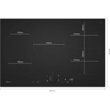 Neff N90 T68NUV4A0 (55) 80cm Induction Hob in Matt Black with TwistPad® - (Tatty Box) - HW182755