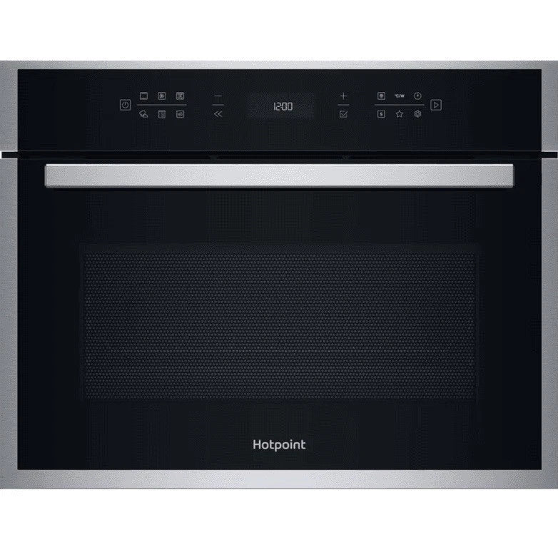 Hotpoint Cook on 3 HCW6O7HTSXUK (13) 53 Litre 950W Built-in Compact Oven with Microwave in Stainless Steel - (Blemished) - HW182313