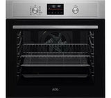 AEG BEX535A61M (32) 3000 Built-in Electric Single Oven with AirFry and Aqua Clean in Stainless Steel - A+ Rated - (Blemished) - HW182532