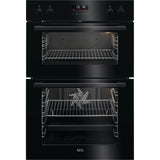 AEG 6000 Series DCE531160B (36) Built-in Electric Double Oven in Black - 61L/42L - A/A Rated - (Ex Display)- HW182536
