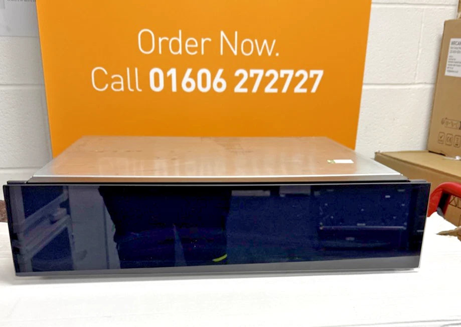 AEG KDK911424M (26) 14cm Warming Drawer in Black Glass - (No Front Branding) - HW181926