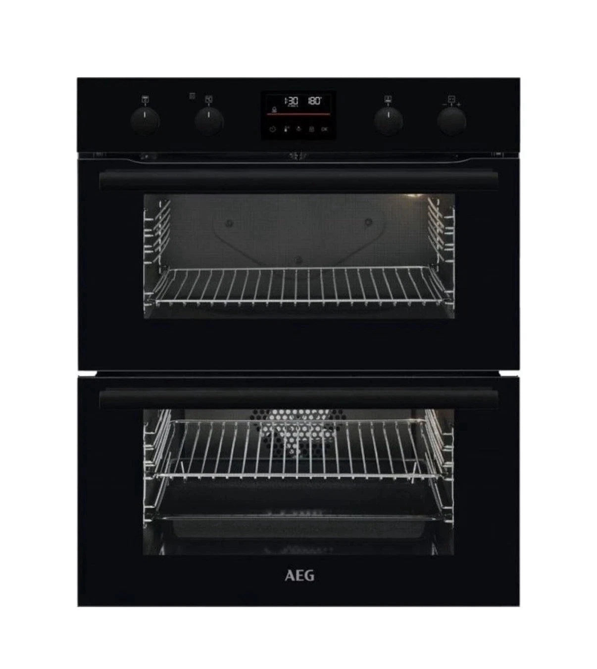 AEG DUB535060B (94) 6000 SurroundCook Built-under Electric Double Oven in Black - A/A Rated - (Ex Display) - HW182394
