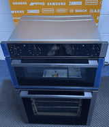 Neff N50 U1ACE2AG3B (35) Built-in Electric Double Oven in Graphite - A/B Rated - (Ex Display) - HW182535