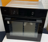 AEG NBS6P521AB (42) 6000 SenseCook® Built-in Electric Single Oven with Pyrolytic Self Cleaning in Black Glass - A+ Rated - (Ex Display) - HW182542