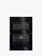 AEG 6000 Series DCE531160B (36) Built-in Electric Double Oven in Black - 61L/42L - A/A Rated - (Ex Display)- HW182536