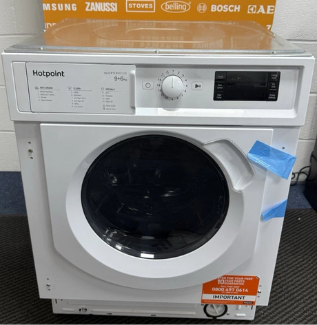 Hotpoint BI WDHG 961485 UK (87) 9KG Wash 6KG Dry Integrated Washer Dryer with Anti-Stain - (Ex Display) - HW182487