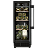 Bosch Series 6 KUW20VHF0G (10) 21 Bottle 30cm Built-in Wine Cooler - F Rated - (Ex Display) - HW182310