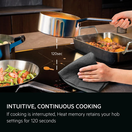 AEG 6000 Series TK85IM00FB (01) 80cm 5-Zone Induction Hob - (Tatty Box) - HW182539-01