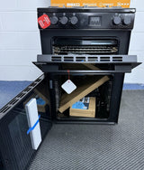 Belling 444412047 FSA Vision DF BLK (71) 60cm Dual Fuel Cooker with Double Oven in Black - (Ex Display) - HW182371