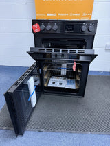 Belling 444412049 FSA Vision 60E BLK (77) 60cm Electric Ceramic Cooker with Double Oven in Black - (Ex Display) - HW182377