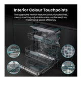 Hisense HV673A60UK (42) Full-Size Fully Integrated Dishwasher with Top Cutlery Tray - A Rated - (Ex Display) - HW182142