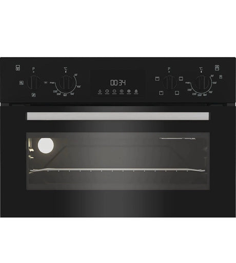 Indesit D11 10D B (04) Electric Built-in Double Oven in Black - A/A Rated - (Ex Display) - HW182304