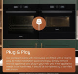 Hotpoint HPD 254CR BUK (77) 1000W 31 Litre Built-in Microwave and Grill in Black - (Ex Display) - HW182277